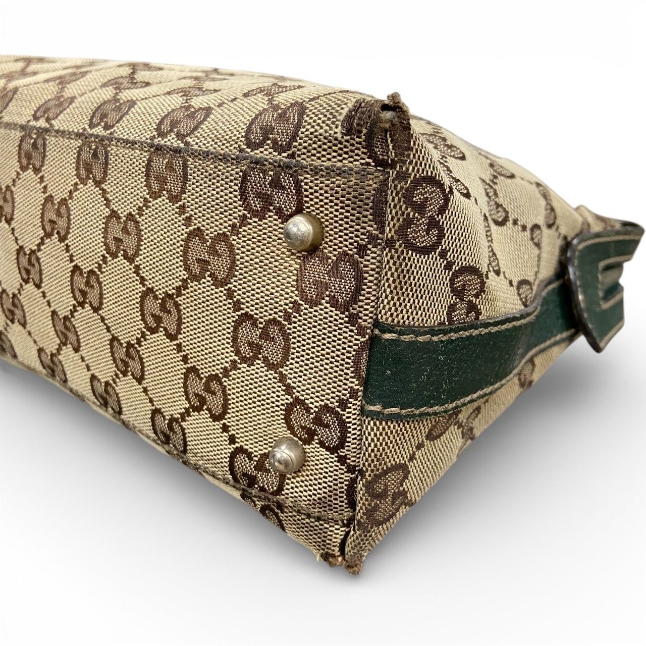 GUCCI／グッチ シェリーライン 145759 GG柄 キャンバス レザー