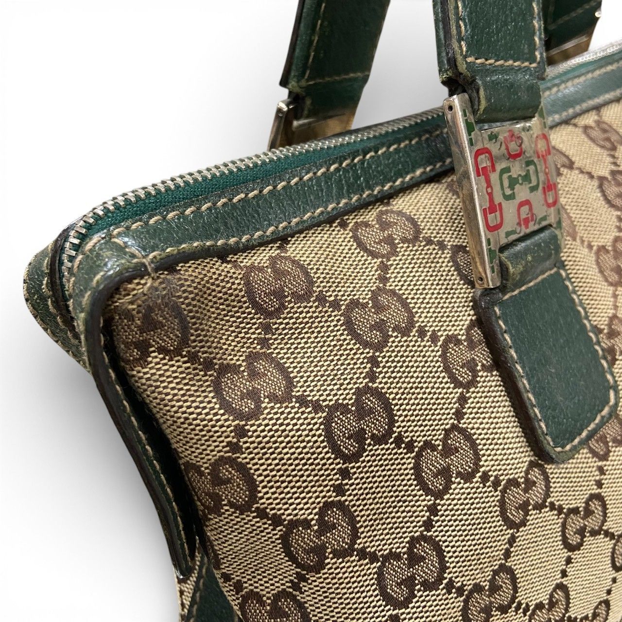 GUCCI／グッチ シェリーライン 145759 GG柄 キャンバス レザー