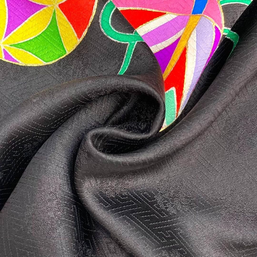 着物と帯 時流】426ys◇仮仕立て 未仕立て女の子着物◇金駒刺繍 百貨店