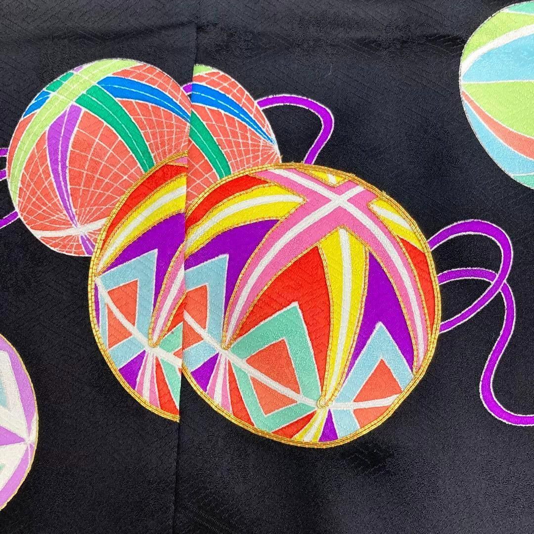 【着物と帯 時流】426y◆仮仕立て 未仕立て女の子着物◆金駒刺繍 百貨店取扱品 着物と帯 時流】426ys◇仮仕立て 未仕立て女の子着物◇金駒刺繍 百貨店