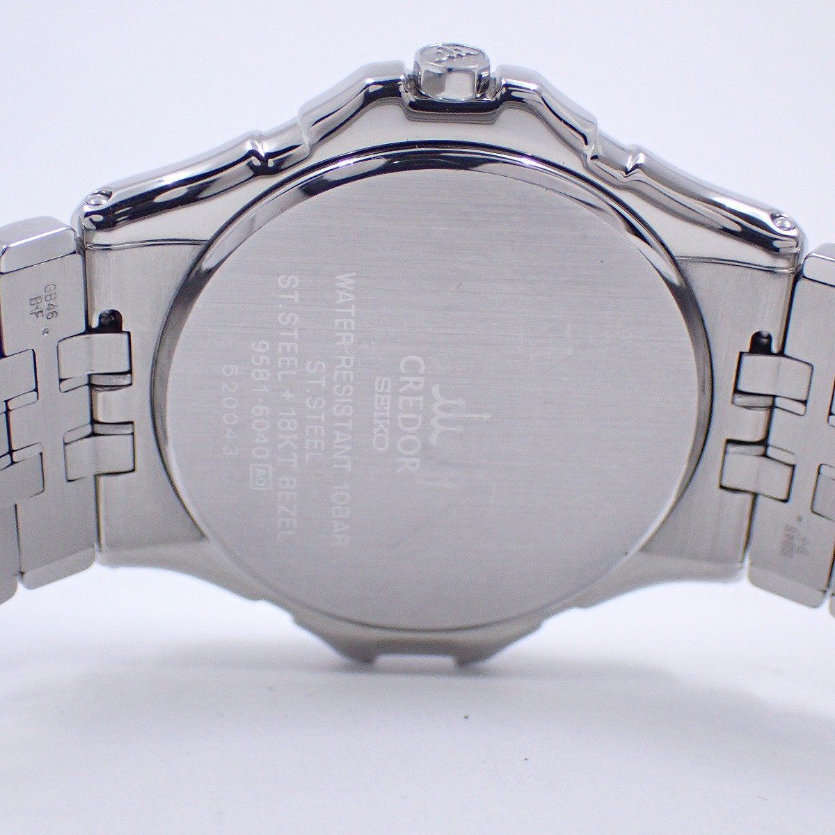 SEIKO セイコー クレドール 18KTベゼル クォーツ メンズ 腕時計 白文字