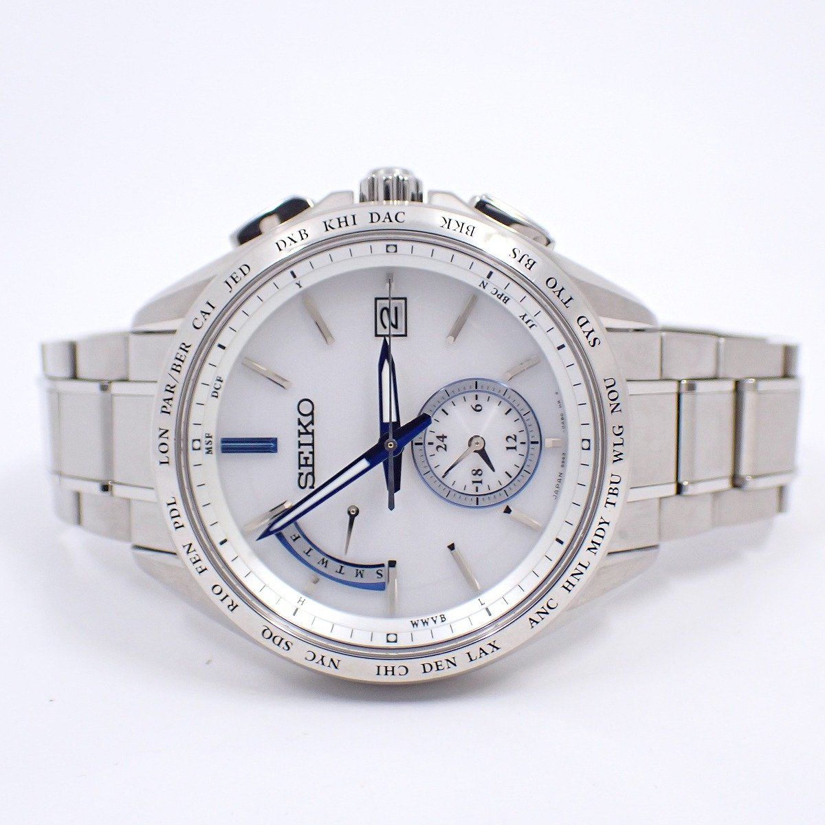 SEIKO セイコー ブライツエキスパート ワールドタイム ソーラー電波