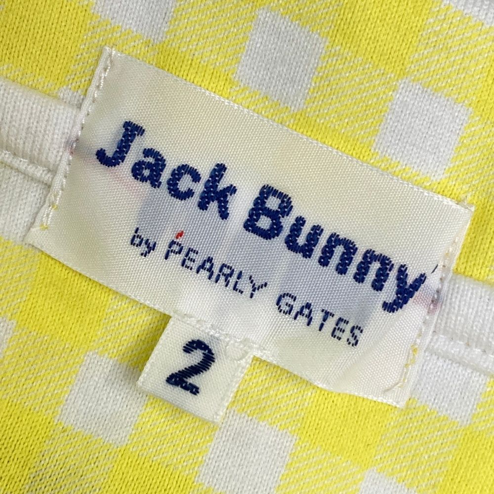 サイズ：2 JACK BUNNY ジャックバニー 半袖ポロシャツ チェック
