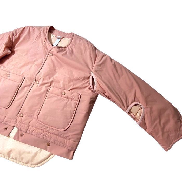 UJOH DANSKIN ウジョー ダンスキン 日本製 NO COLLAR QUILTING BLOUSON 