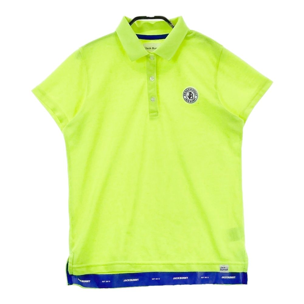サイズ：2 JACK BUNNY ジャックバニー 半袖ポロシャツ イエロー系
