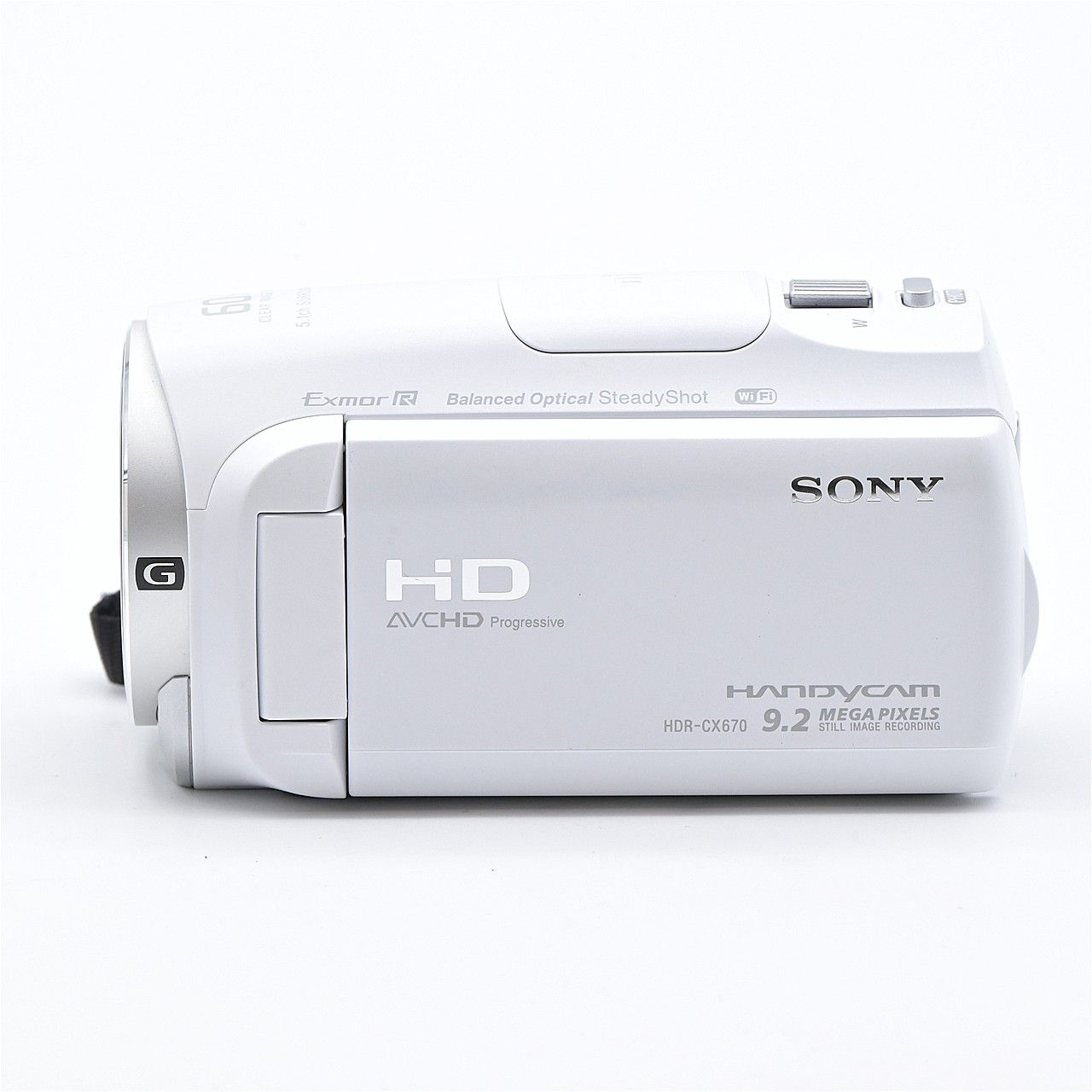 SONY ソニー HDR-CX670 ホワイト ビデオカメラ【中古】 - メルカリ
