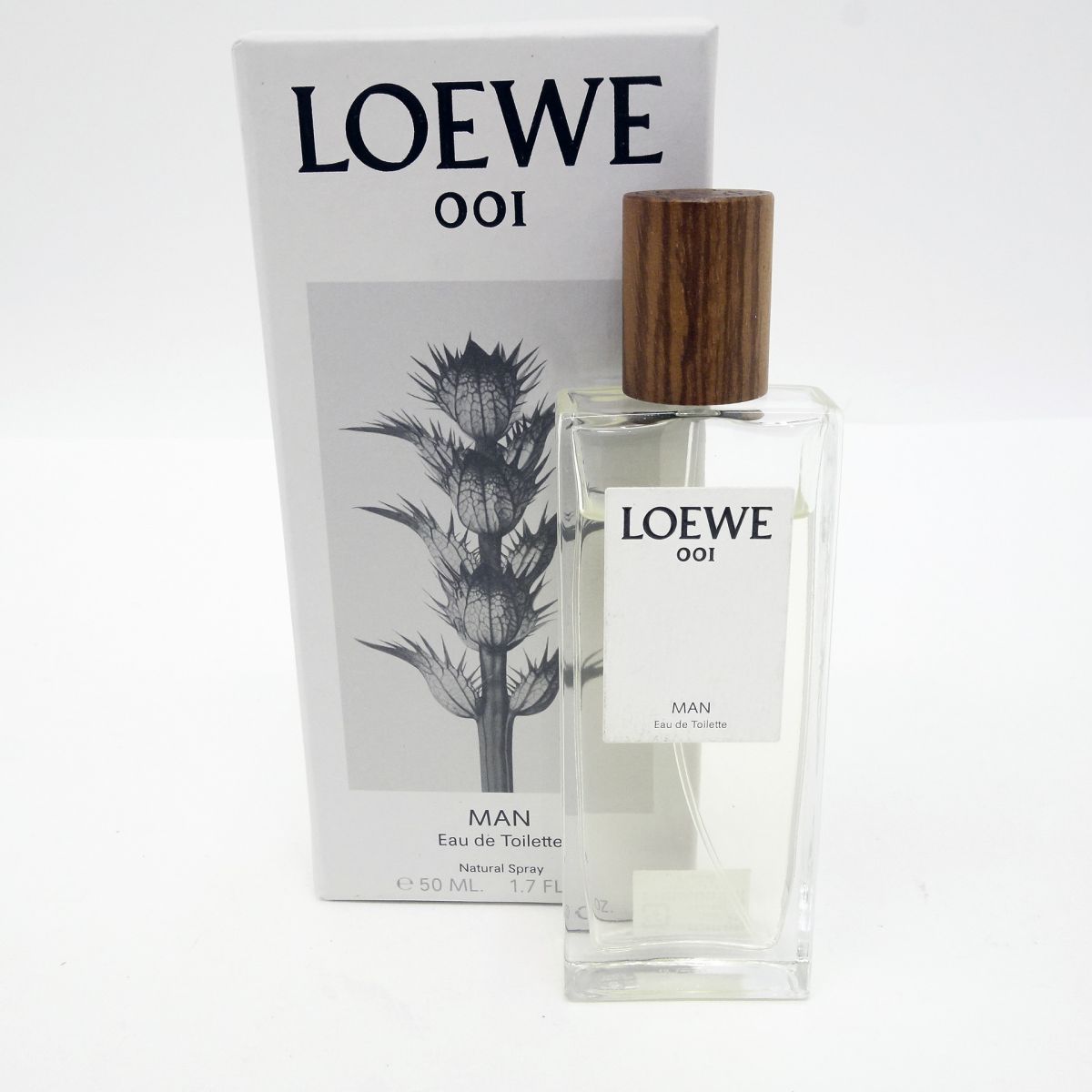 LOEWE ロエベ 001 マン オードゥ トワレ 50mL 香水 残量8割程度 ※中古