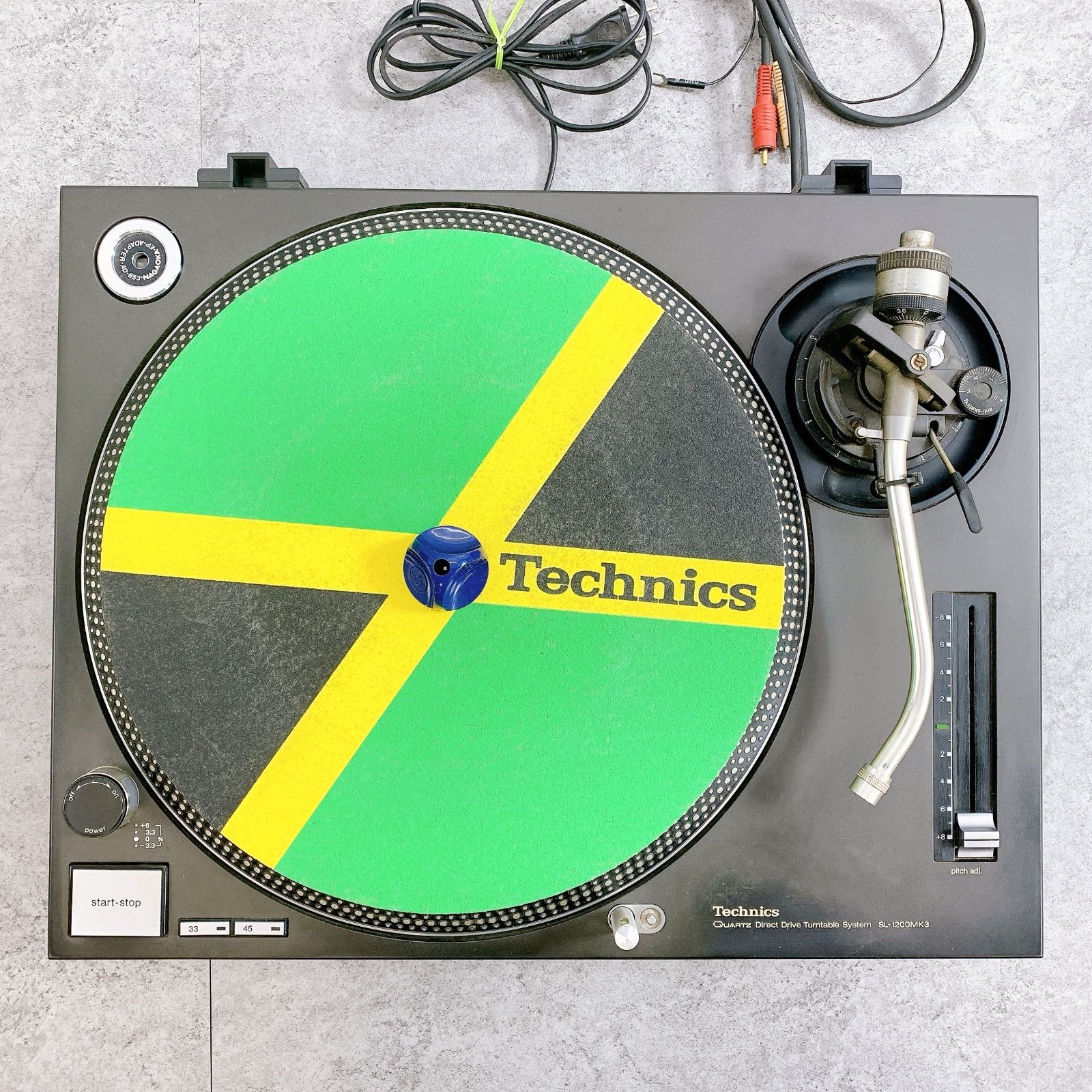 H-353 Technics テクニクス ターンテーブル SL-1200MK3 ブラック 動作