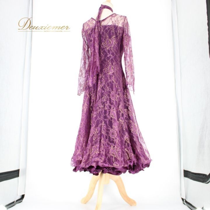 社交ダンス 衣装 スタンダード ドレス ワンピース パーティ衣装 オール