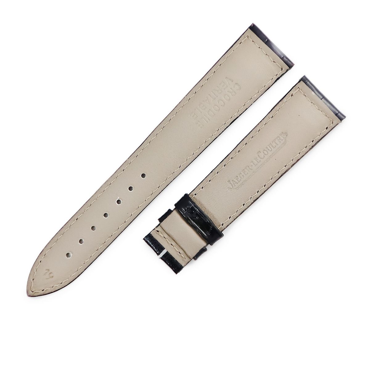 【新品】純正 ジャガー・ルクルト クロコ ストラップ ベルト 14mm JAEGER LECOULTRE ジャガールクルト 純正 クロコ レザーベルト ブルー