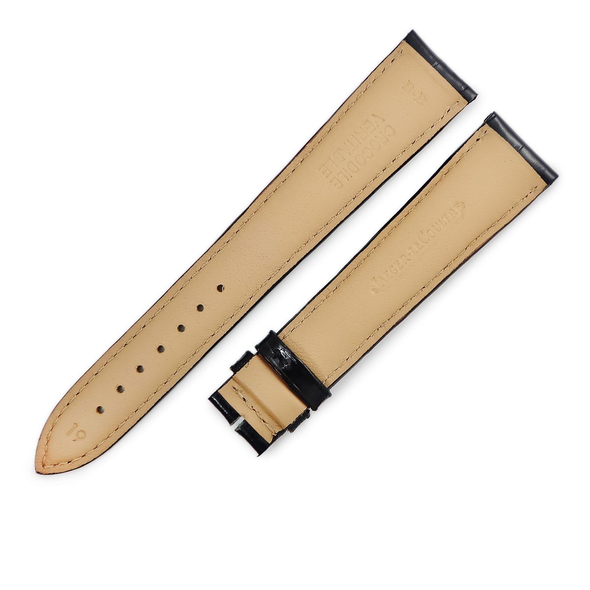 【新品】純正 ジャガー・ルクルト クロコ ストラップ ベルト 14mm ジャガールクルト JAEGER LECOULTRE 腕時計パーツ 純正 クロコダイル