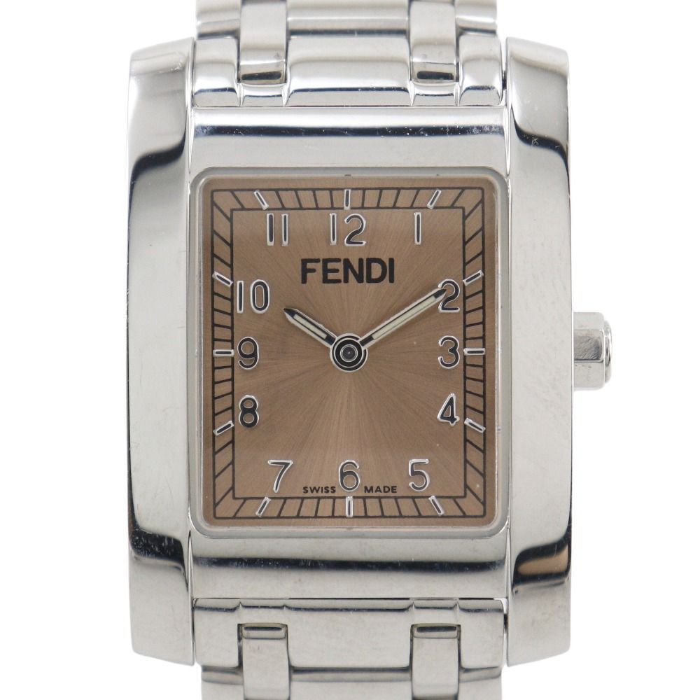 FENDI】フェンディ クラシコ 7000L ステンレススチール ブロンズ 