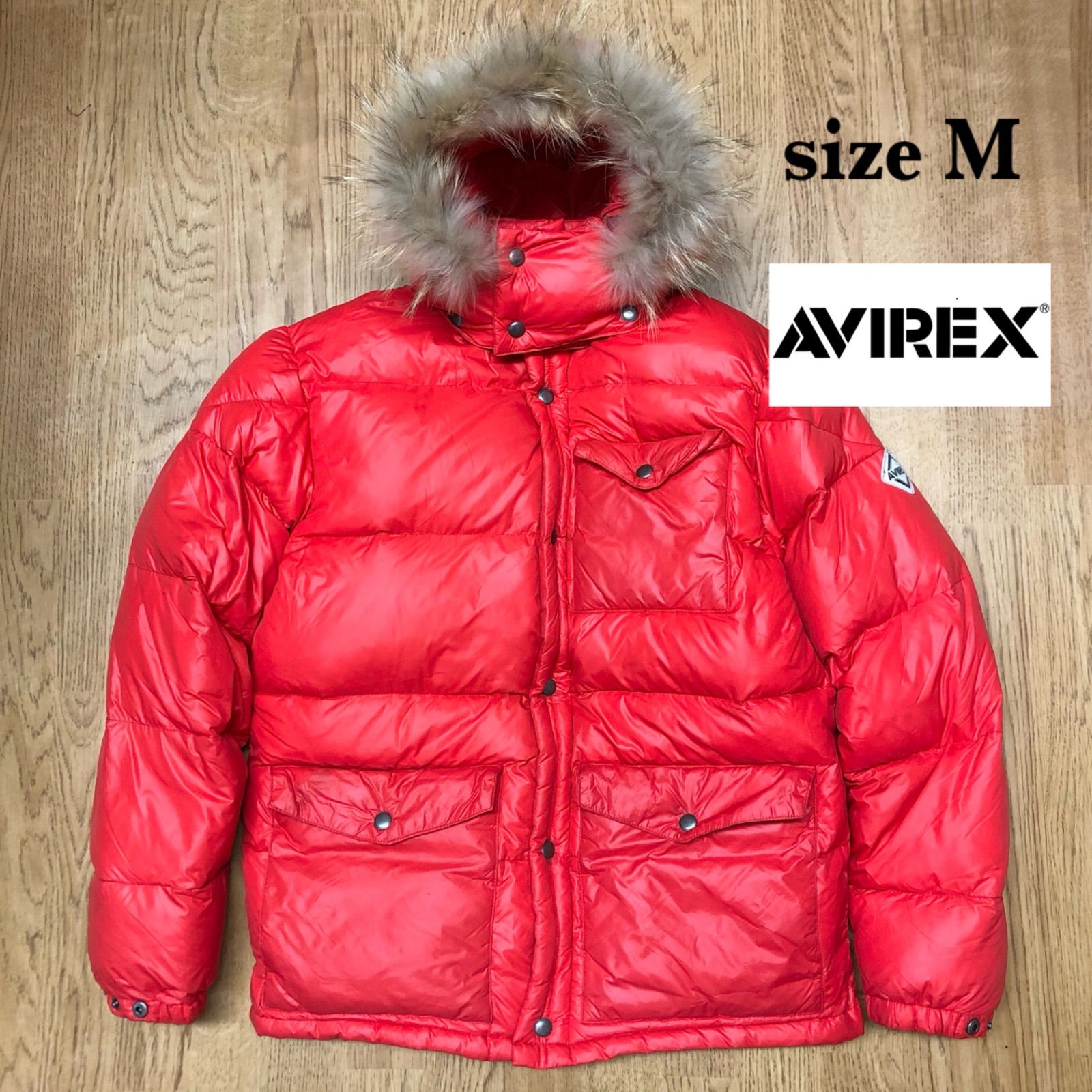 AVIREX メンズM アヴィレックス ダウンジャケット ナイロンジャケット 