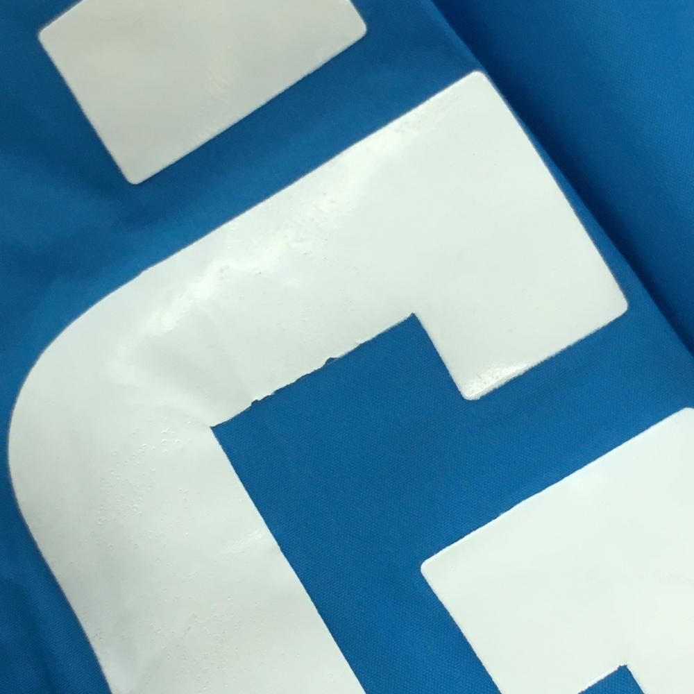 美品】パーリーゲイツ 2WAYスニード ブルー系×白 袖着脱可 薄手 ロゴ