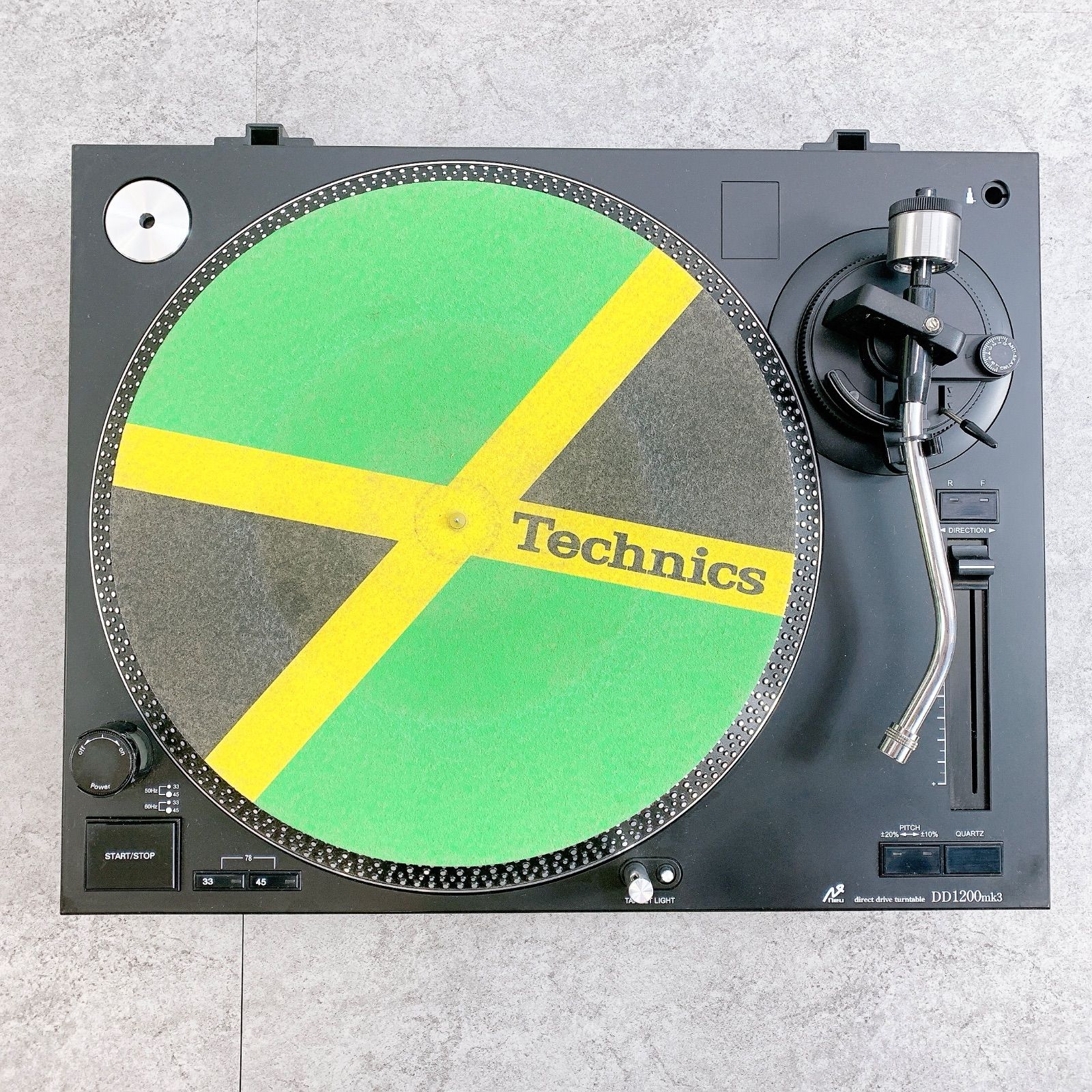 H-355 Neu DD1200mk3 ダイレクトドライブ ターンテーブル ブラック