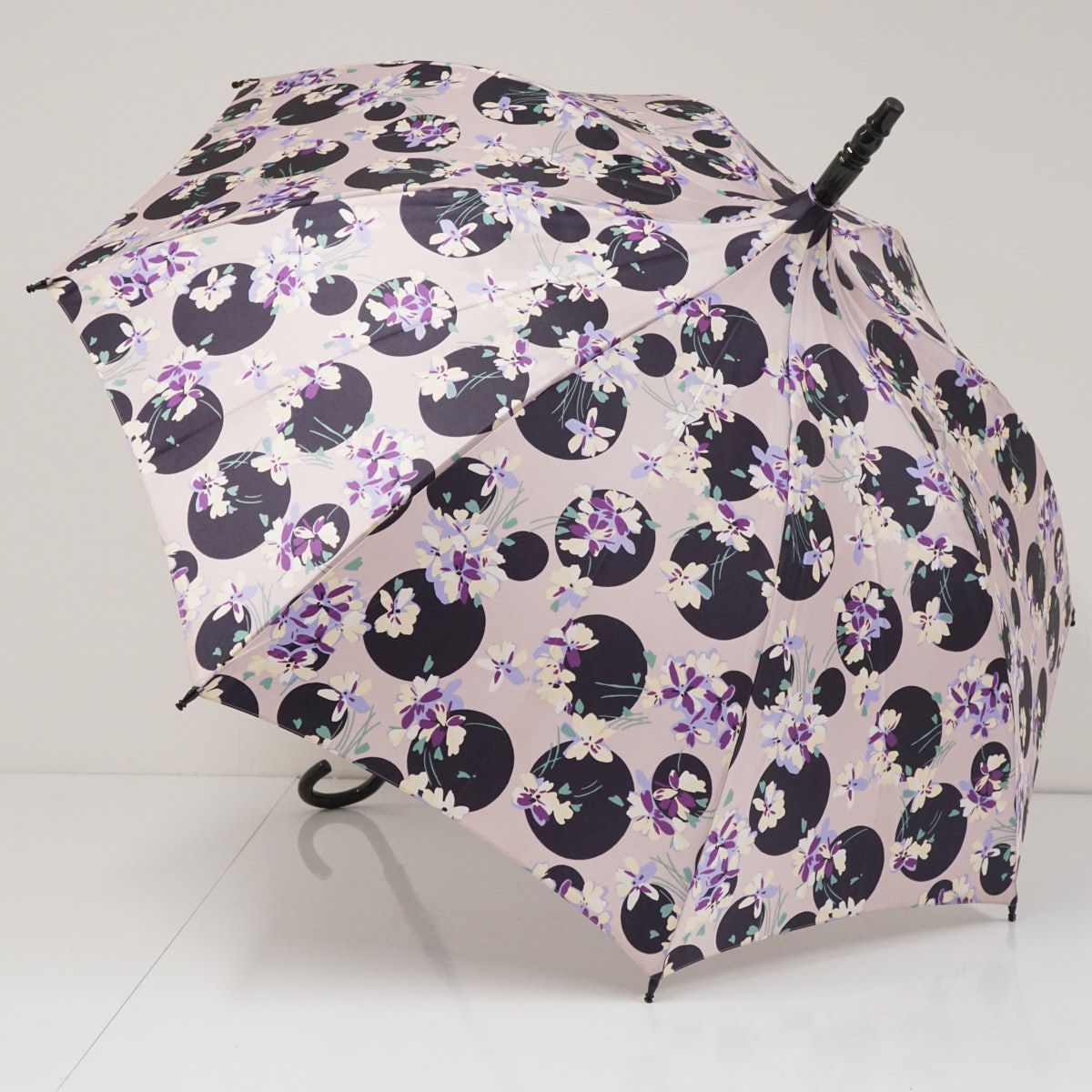 傘 ANNA SUI アナスイ パゴダ傘 USED品 フラワー ドット 個性的 グラス