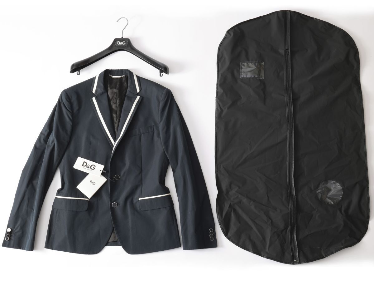 正規品☆DOLCE&GABBANA ドルチェ&ガッバーナ☆シルク混2Bジャケット 50