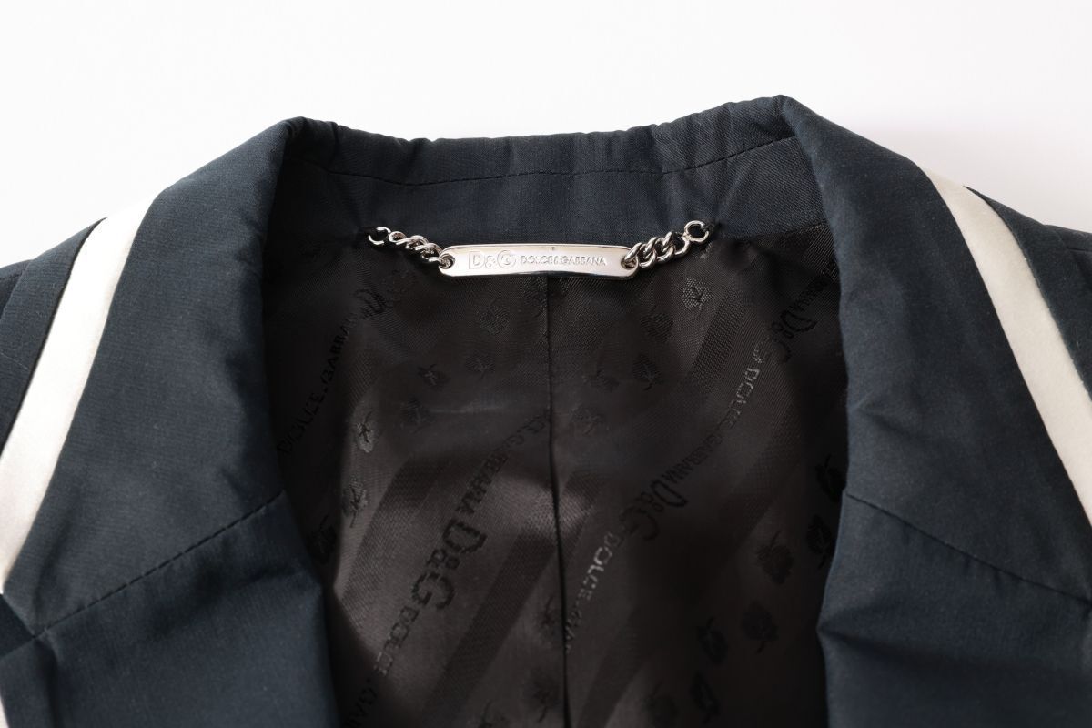 正規品☆DOLCE&GABBANA ドルチェ&ガッバーナ☆シルク混2Bジャケット 50