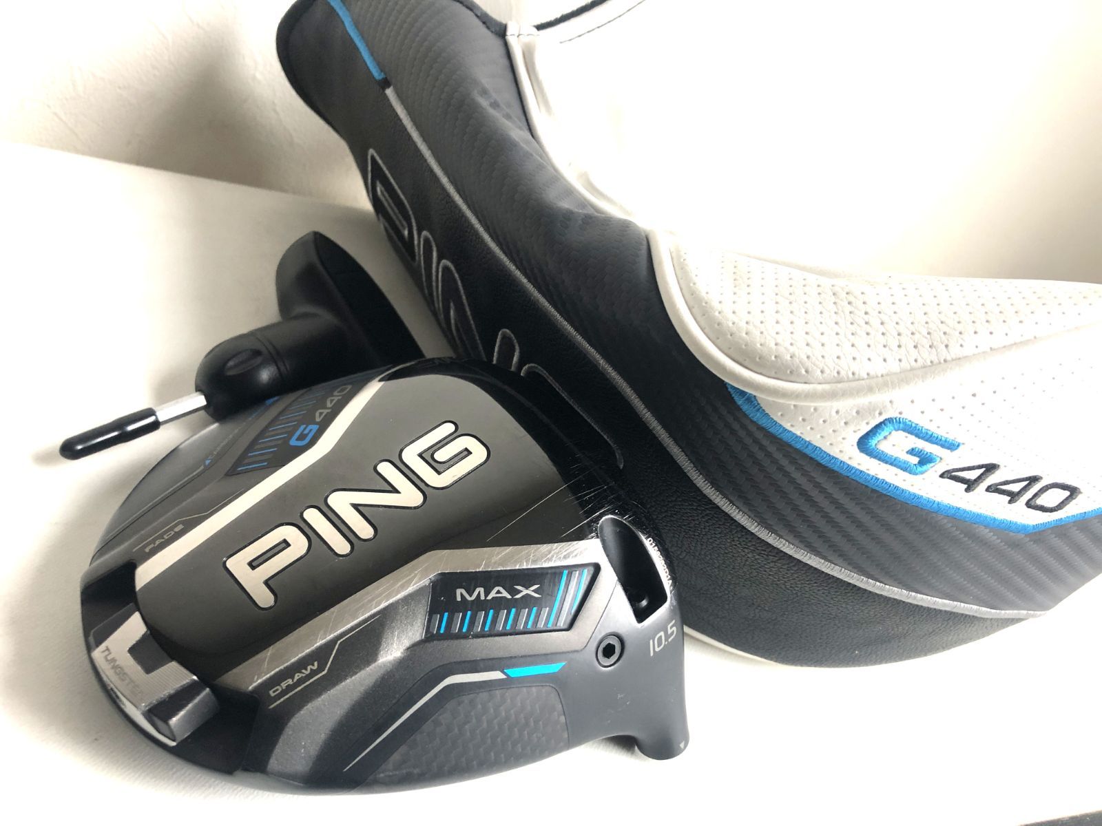 PING G440 MAX ドライバー 10.5度　ヘッド単品　HC レンチ付き ピンG440 MAXドライバー10.5°（ヘッドのみ） カバーレンチ付属 ピン