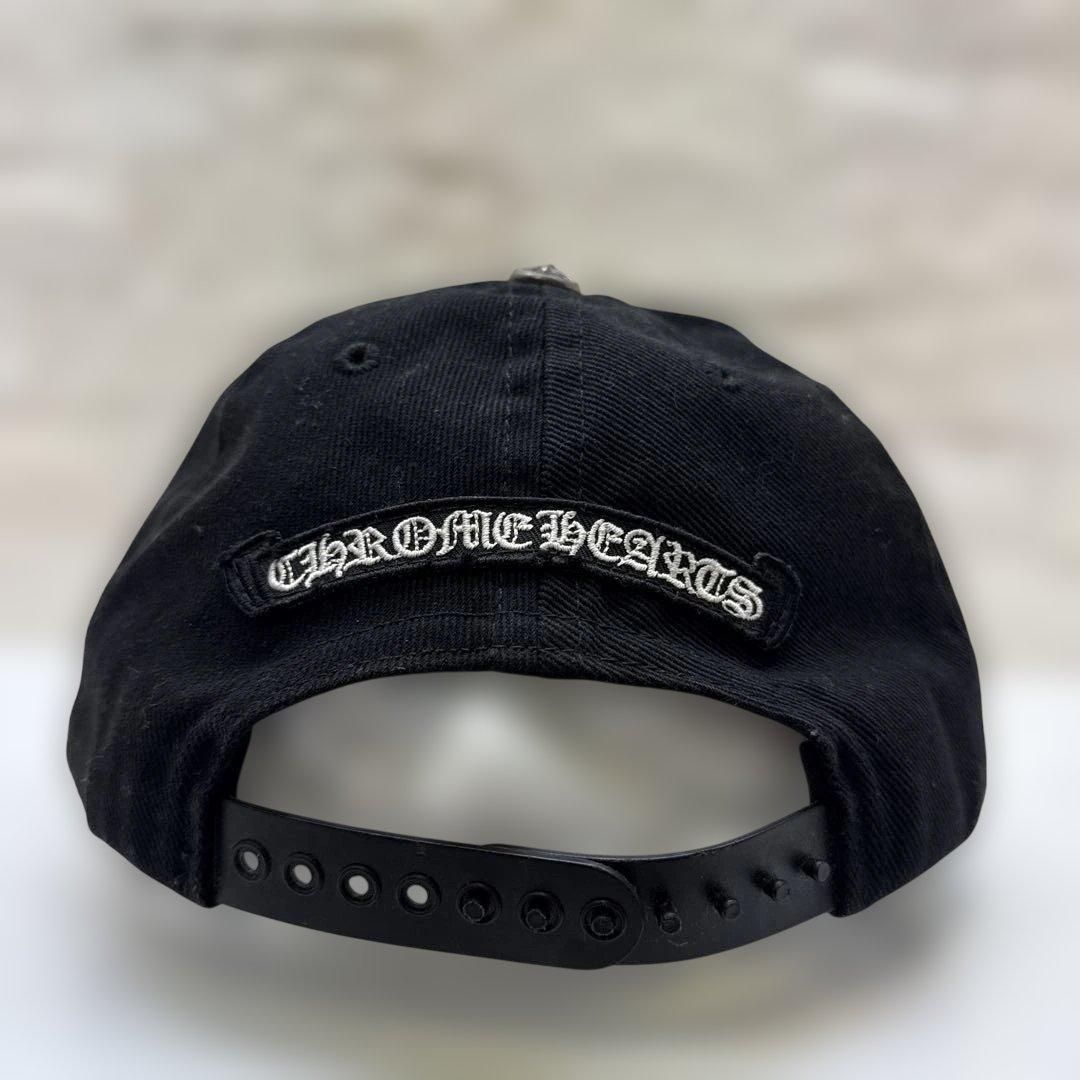 CHROME HEARTS 黒キャップ Chrome Hearts Embriodered Cross Black Baseball Cap - SRM – SHENGLI