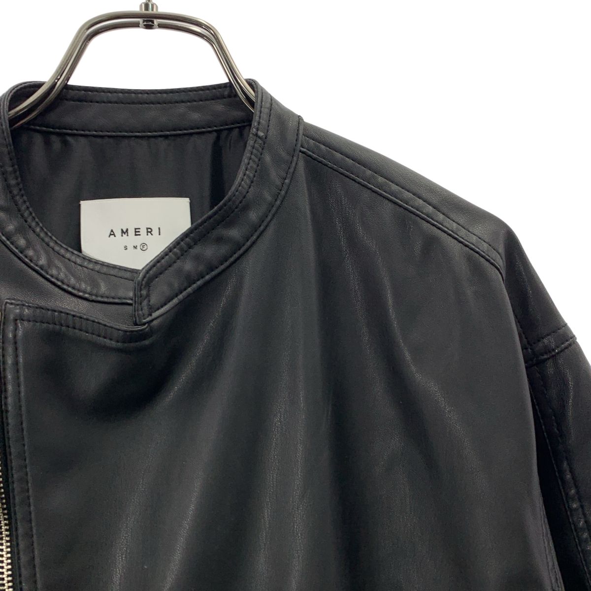 AMERI / アメリ | EGG GATHER LEATHER JACKET レザージャケット | F