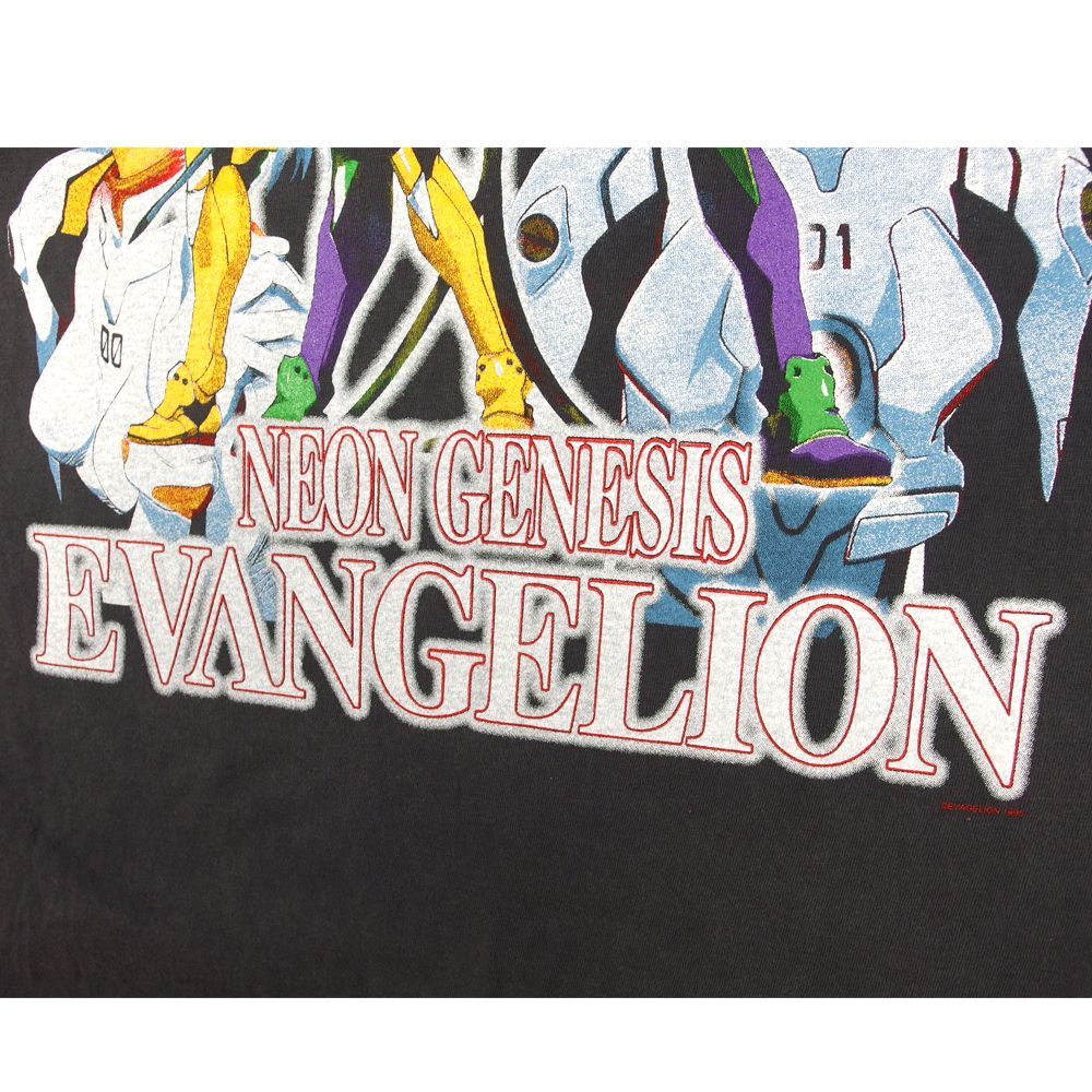 364 EVANGELION Tシャツ 新世紀 エヴァンゲリオン アニメ ブラック L