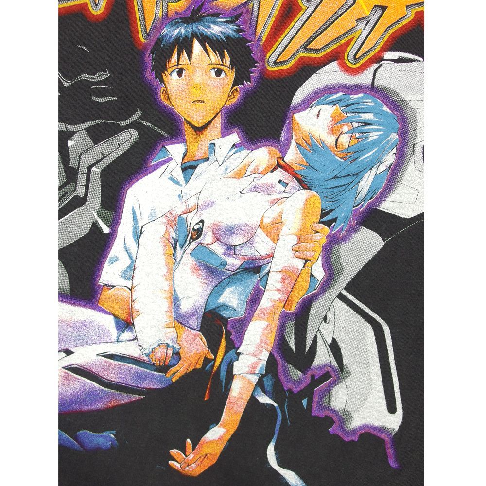 364 EVANGELION Tシャツ 新世紀 エヴァンゲリオン アニメ ブラック L