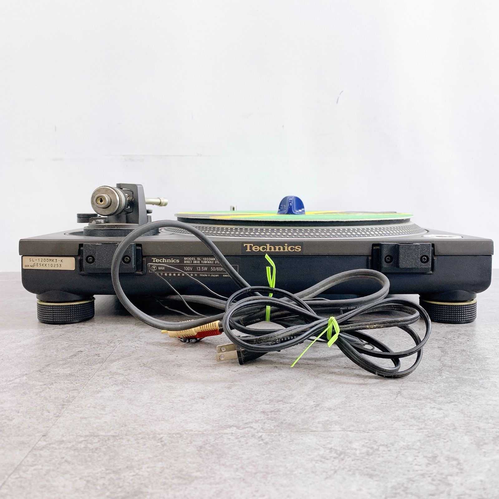 H-353 Technics テクニクス ターンテーブル SL-1200MK3 ブラック 動作