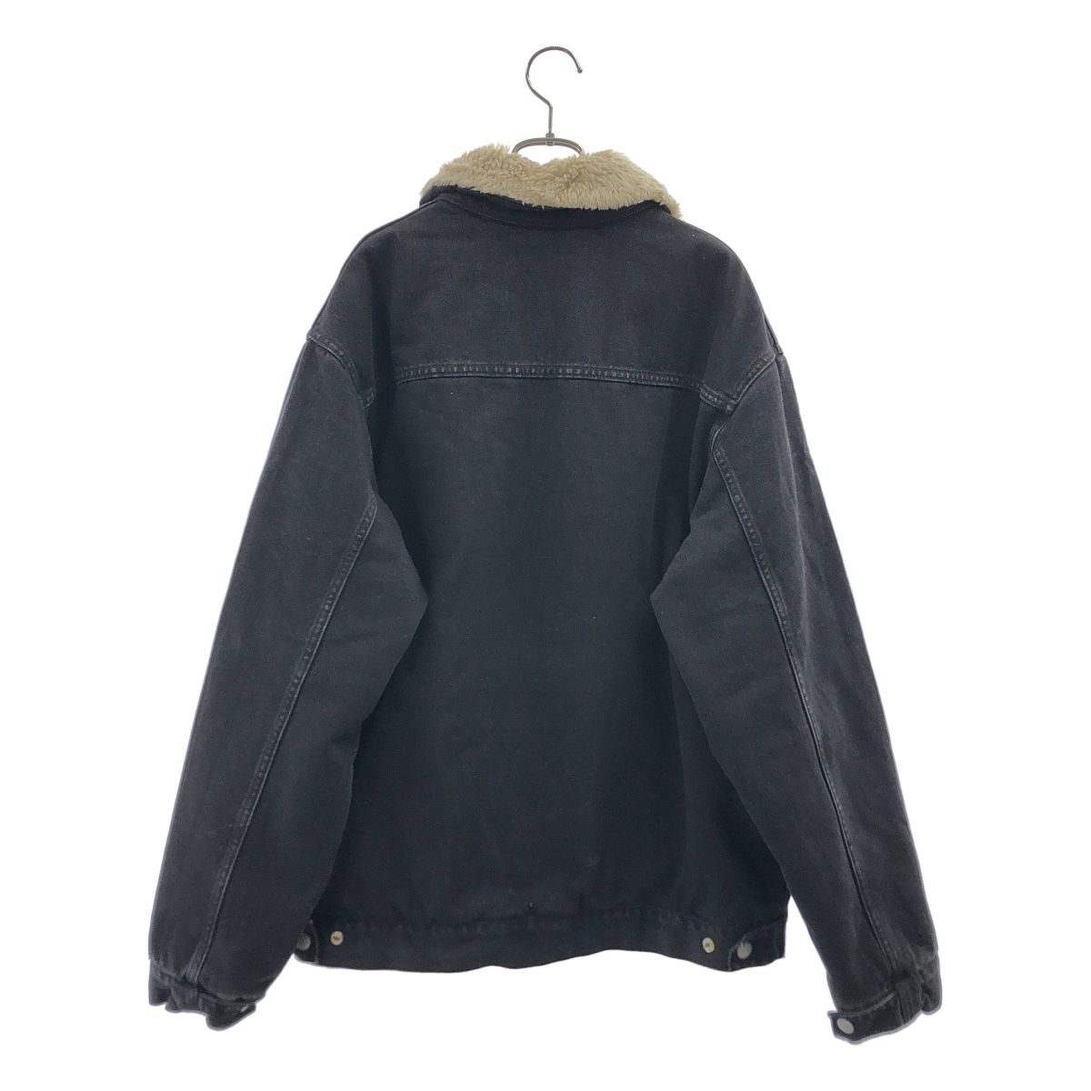 carhartt / カーハート | ロゴジップ ボア ブラックデニム ジャケット