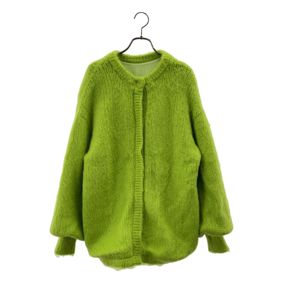 AMERI / アメリ | 2WAY MOHAIR SHAGGY KNIT ニット カーディガン | F