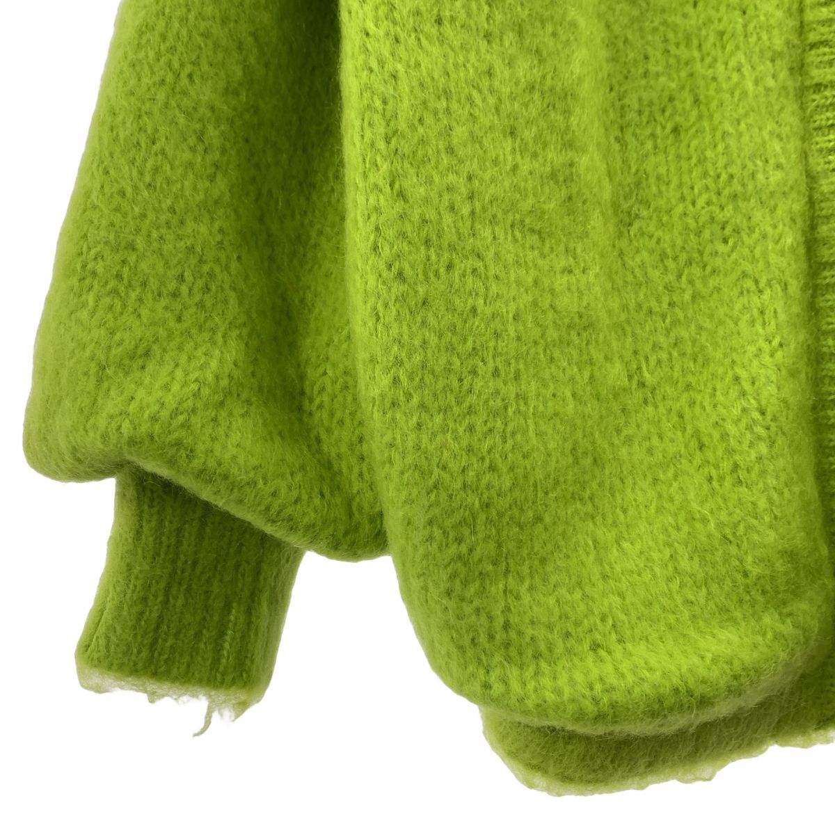 AMERI / アメリ | 2WAY MOHAIR SHAGGY KNIT ニット カーディガン | F