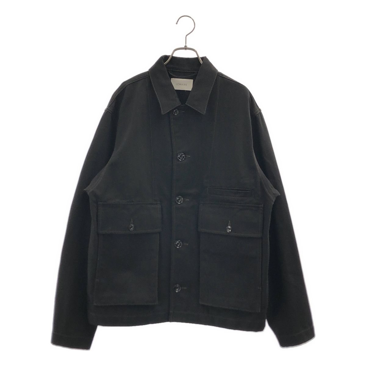 LEMAIRE ルメール BOXY JACKET BLACK DENIM M Lemaire Boxy Jacket | Black | Canoe Club