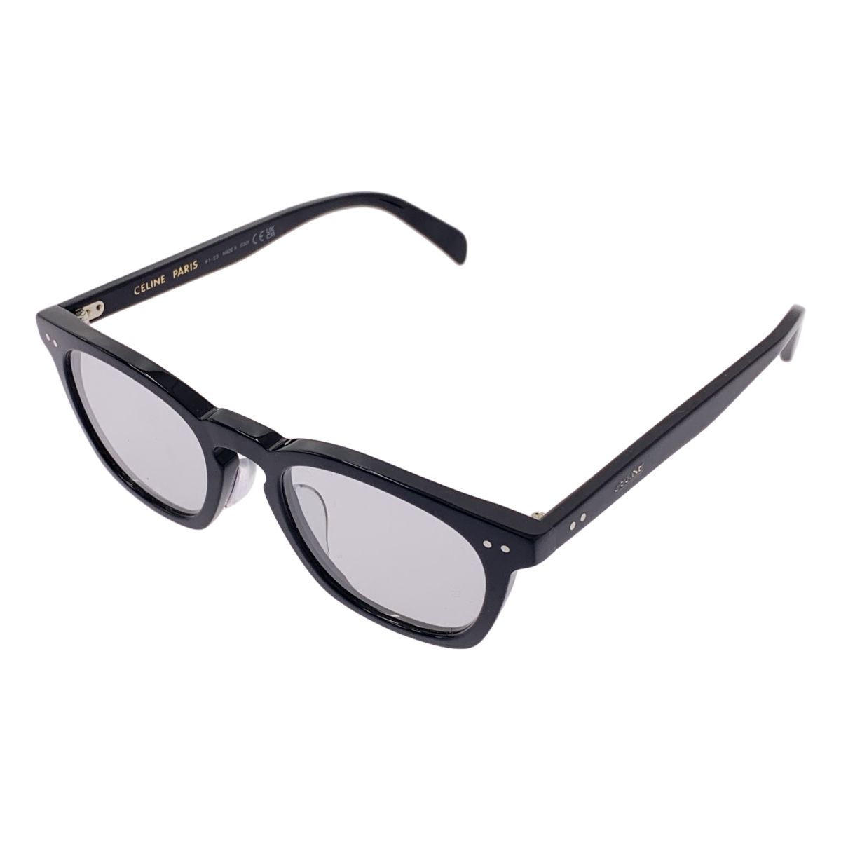 【美品】  CELINE / セリーヌ | CL501291 / メガネ アイウェア | 49□20 | ブラック 美品】 CELINE / セリーヌ | CL501291 / メガネ アイウェア | 49□20