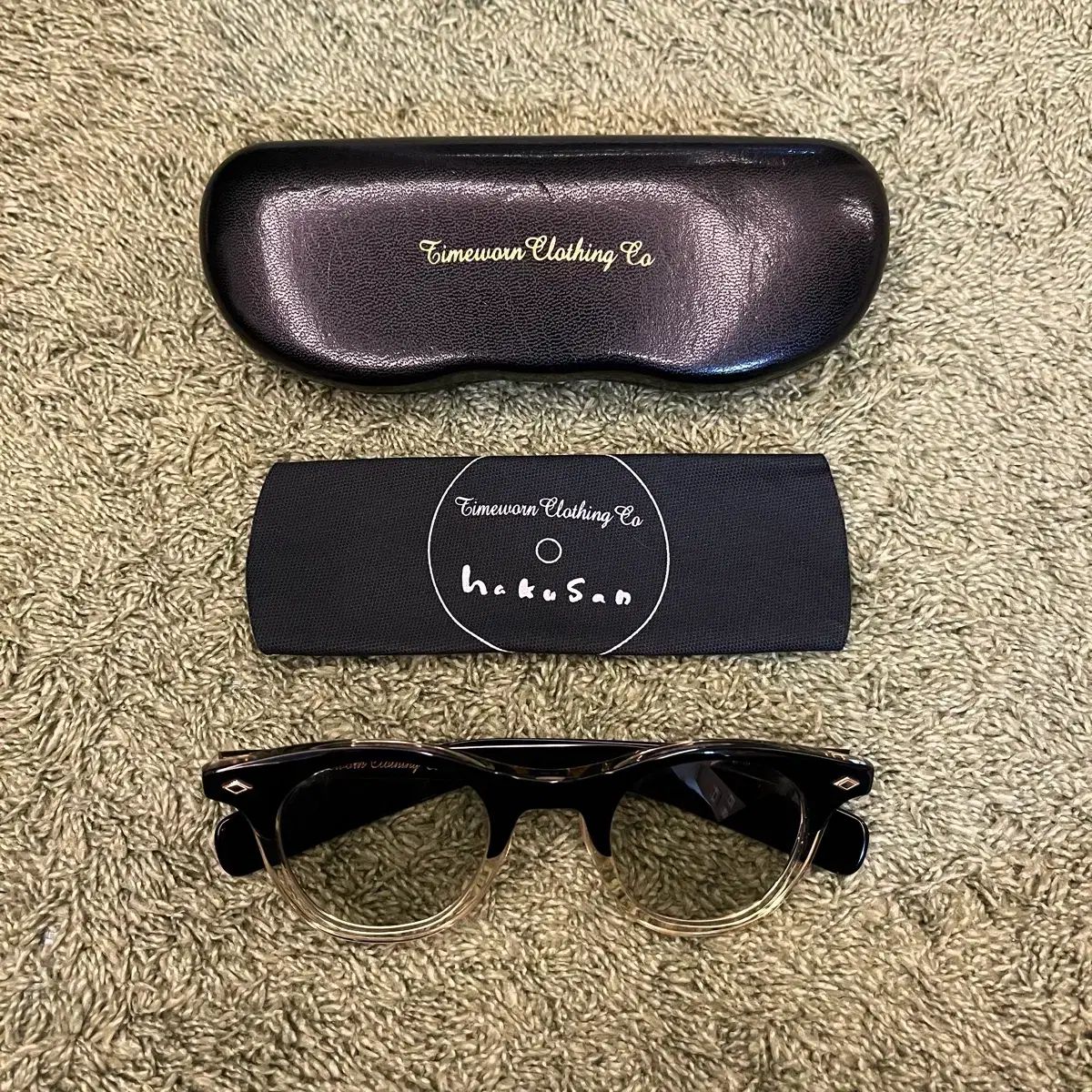 白山眼鏡 TIMEWORN CLOTHING (タイムウォーンクロージング) ボストン