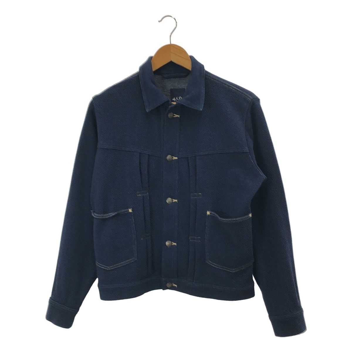 【新品】 45R フォーティーファイブアール　ダークブルー デニムジャケット 新品】 45R フォーティーファイブアール ダークブルー デニム