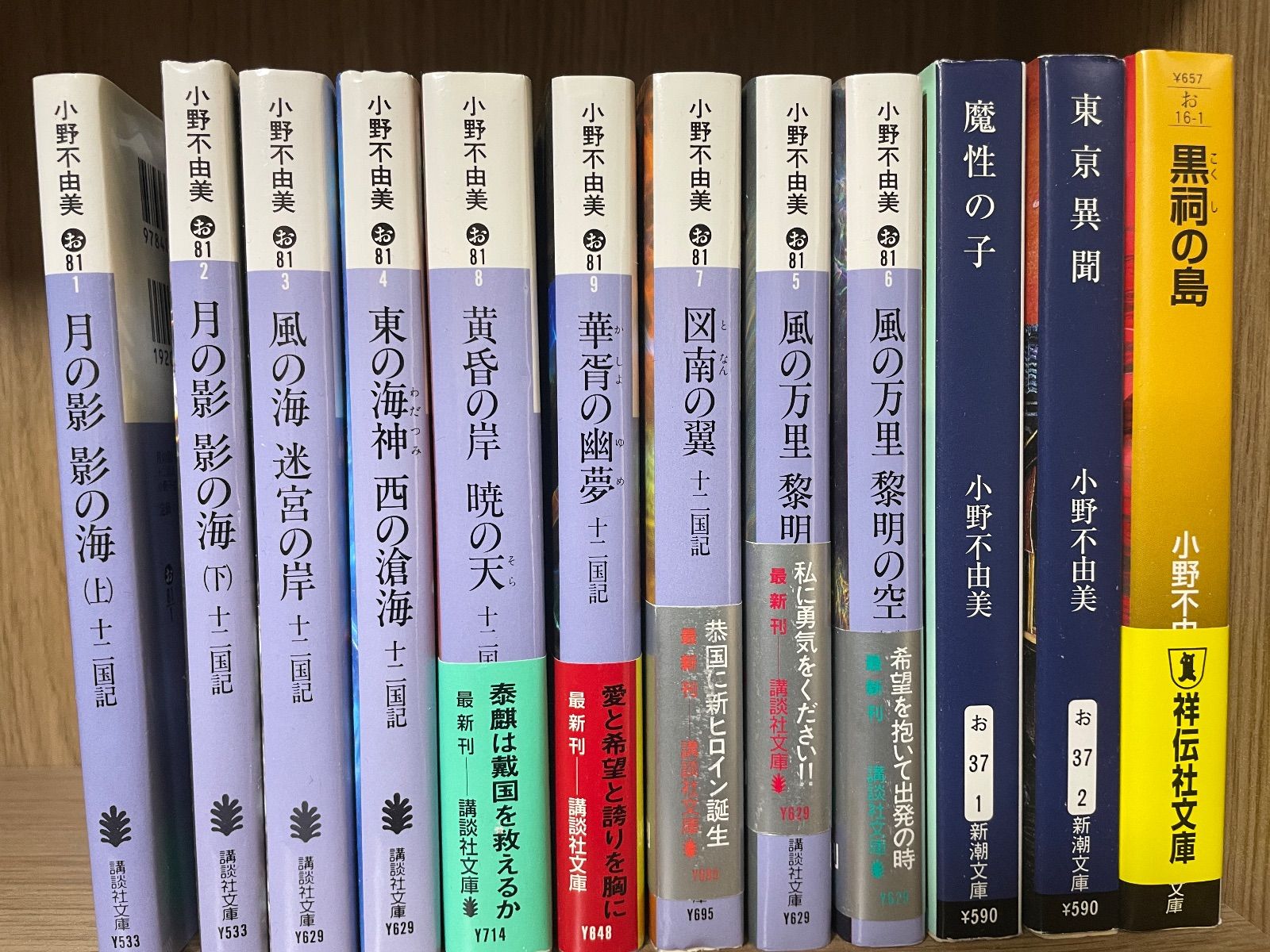 【29冊】小野不由美　セット 川/z【文庫セット】小野不由美 12冊セット 黒祠の島 東亰異聞 魔性の子
