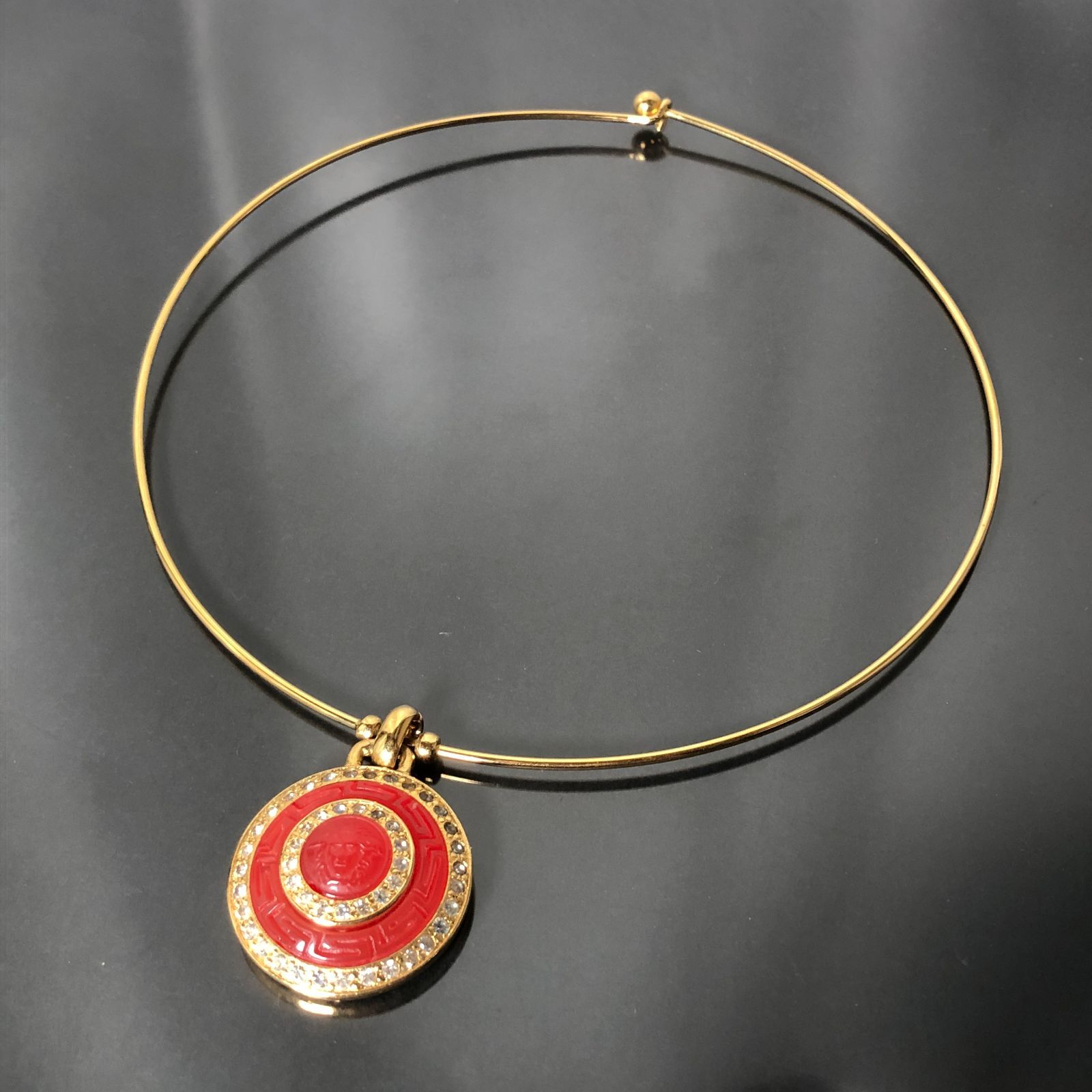 VERSACE ⭐チョーカー VERSACE(ヴェルサーチェ) / チェーンメドゥーサネックレス/喜平