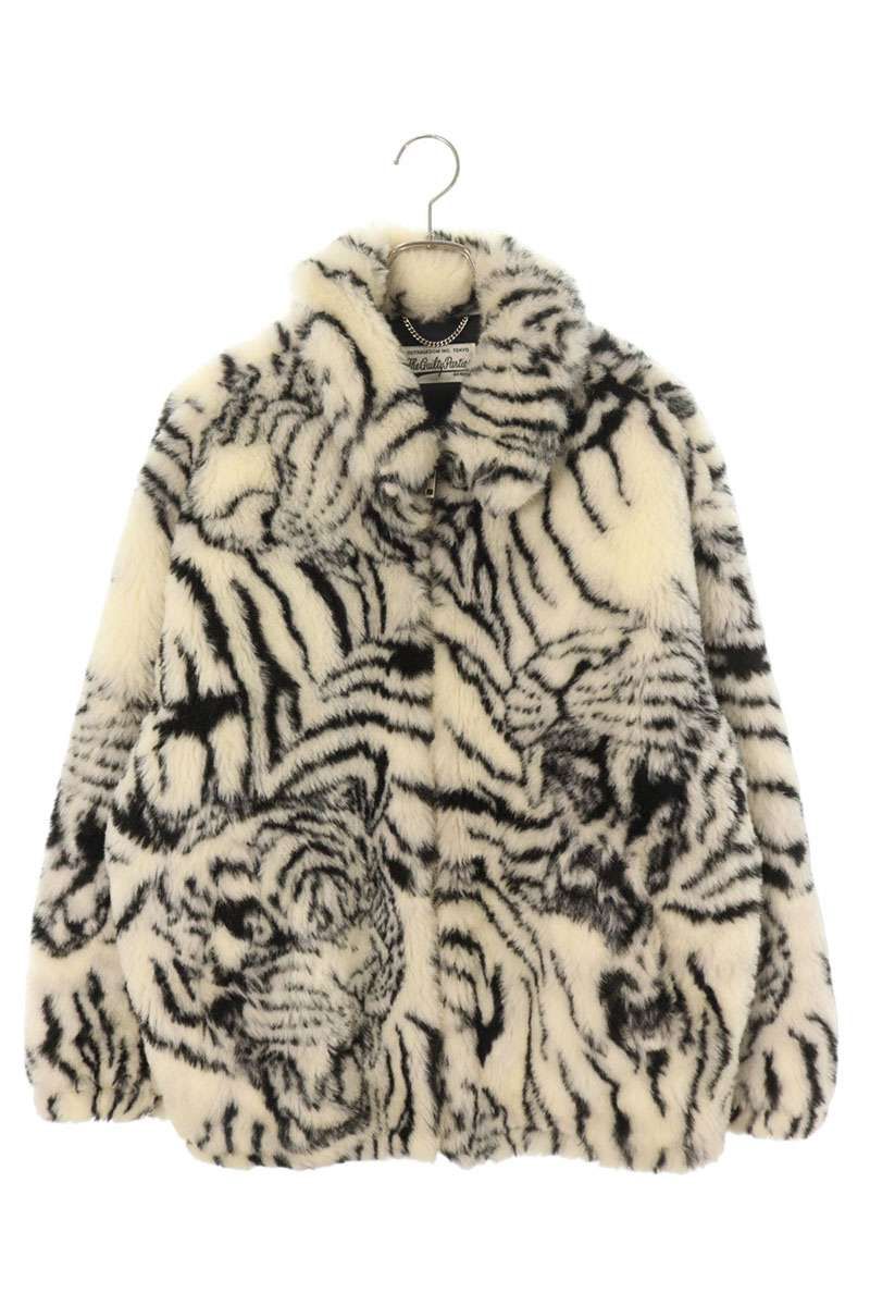 ワコマリア サイズ:M  TIM LEHI   FUR COACH JACKET フェイクファーコーチジャケットブルゾン 中古 BS99 ワコマリア TIM LEHI / FUR COACH JACKET フェイクファーコーチ