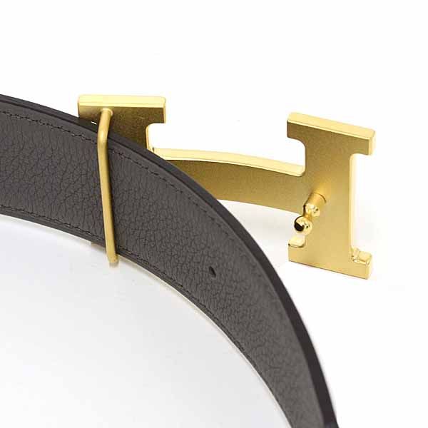 エルメス ベルトバックルH & レザーベルト 32 ボックスカーフ 135