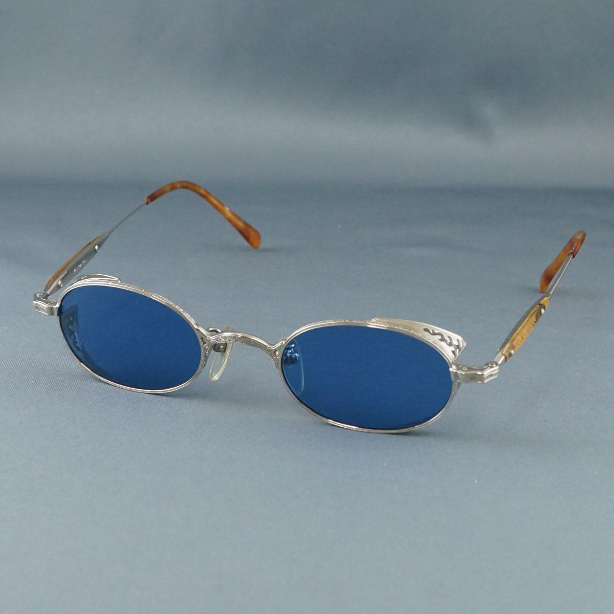 サングラス NICOLE ニコル USED品 ブルー ヴィンテージ 個性的 ユニ