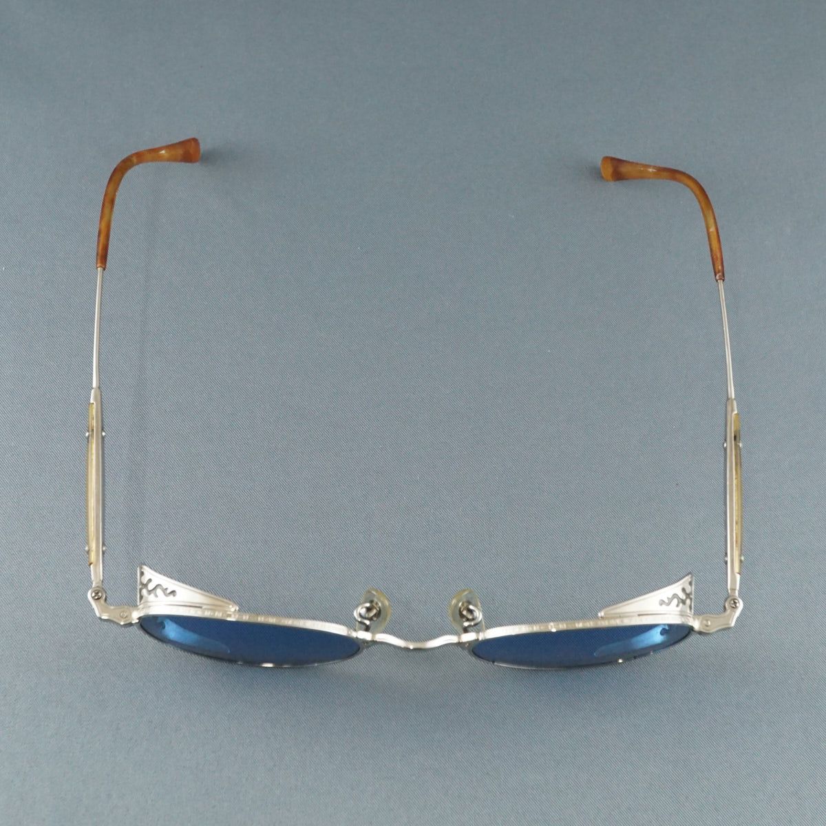 サングラス NICOLE ニコル USED品 ブルー ヴィンテージ 個性的 ユニ