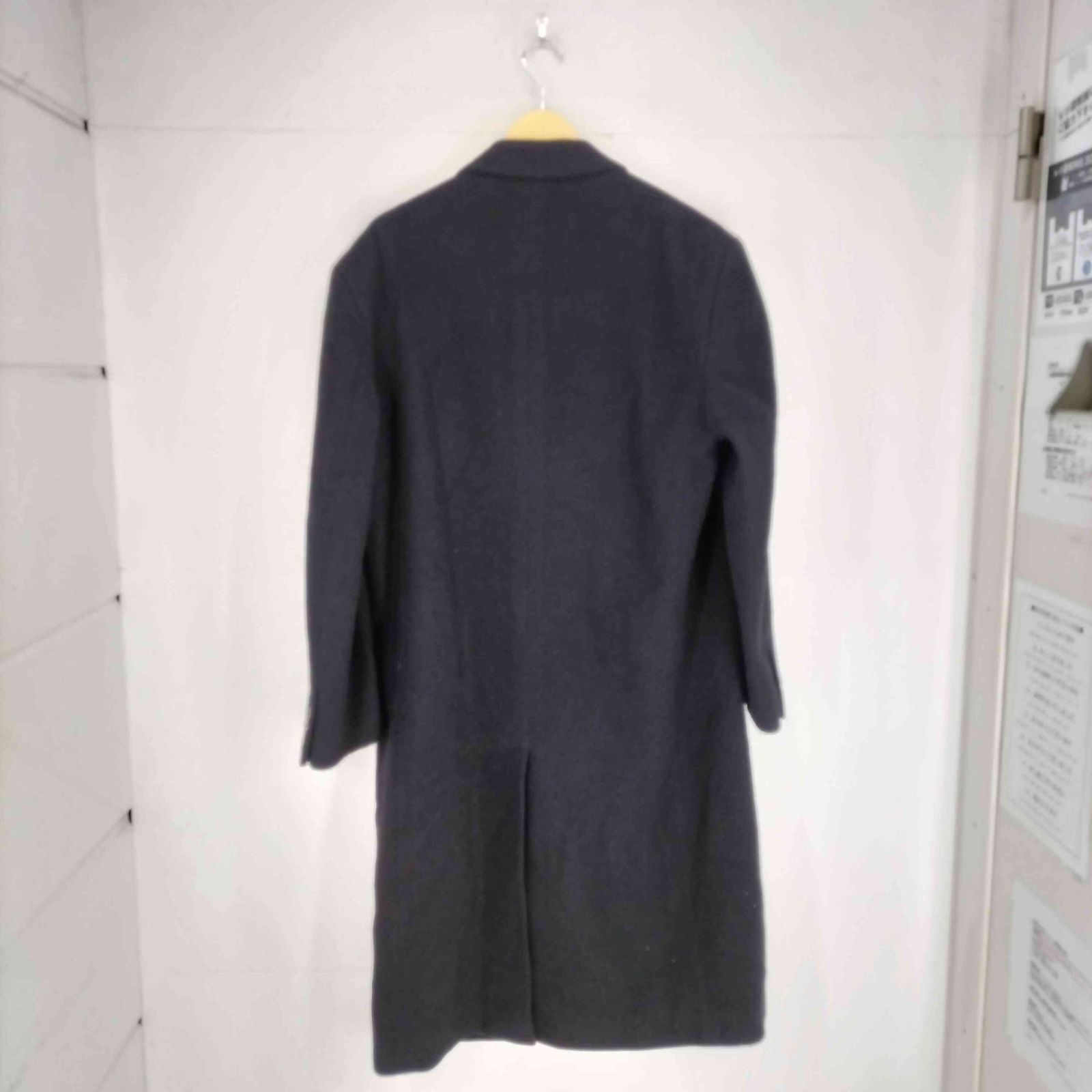 【ピュアウール100％】USED 美品 古着 ダブルチェスターコート USED 20007938034-1.jpg