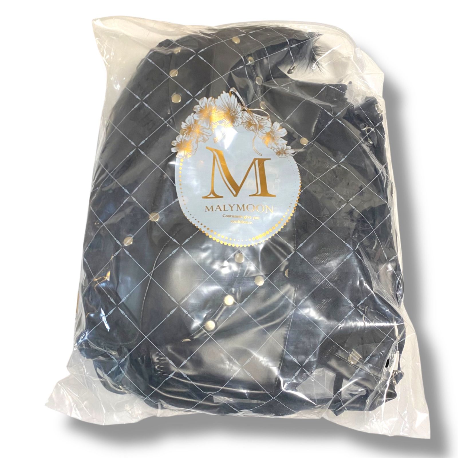 新品未使用 MALYMOON マリームーン レディブラックレザーウルフ