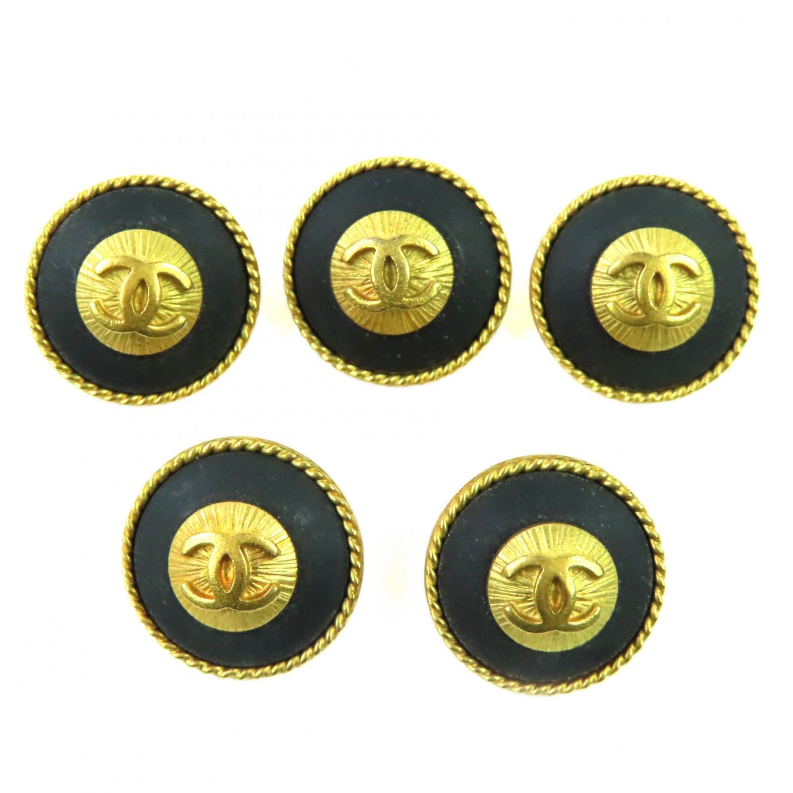 5個セット✨️シャネル 金ボタン ココマーク ヴィンテージ CHANEL 美品◇CHANEL シャネル ヴィンテージ ココマークボタン 5点セット