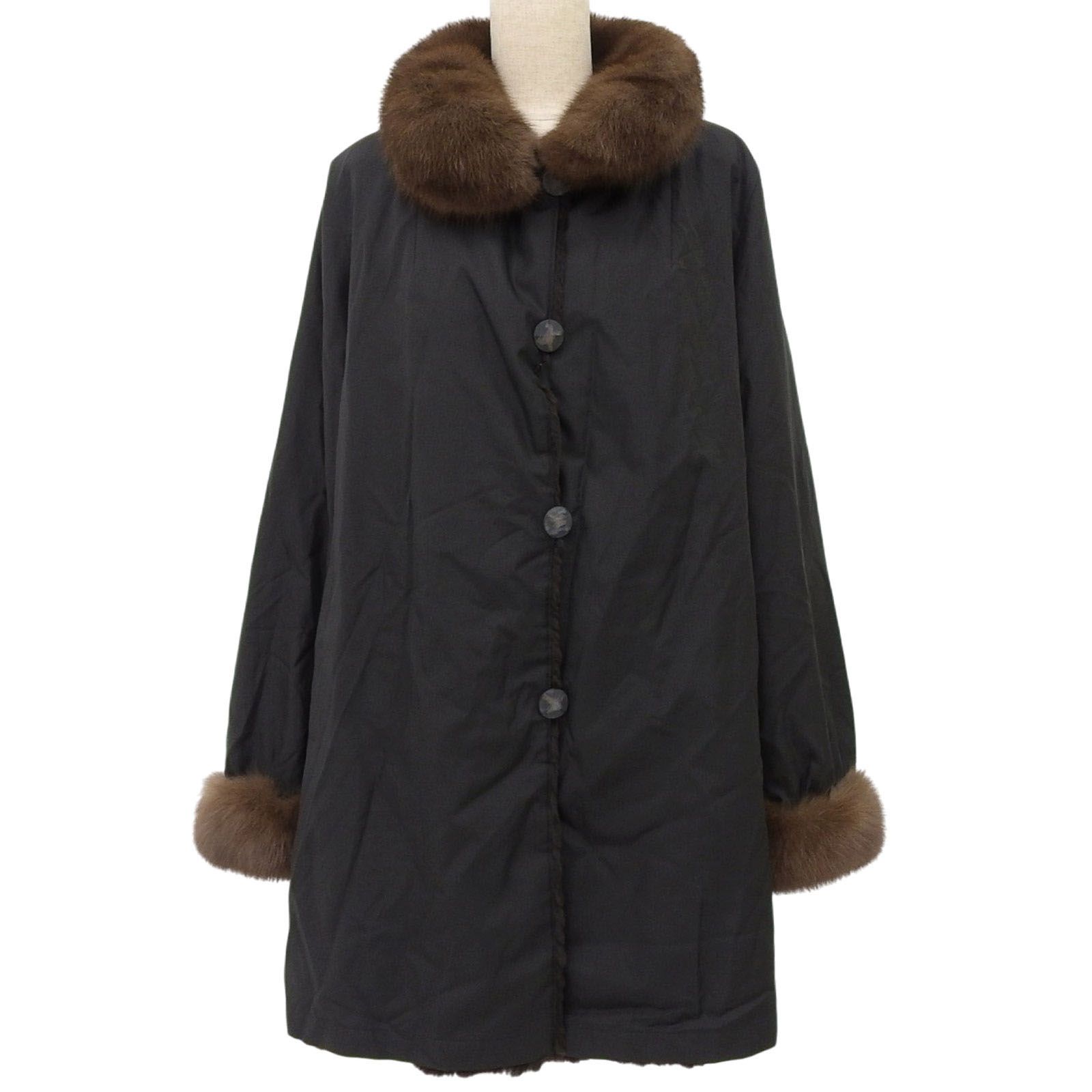 未使用品△SOBOL ソボル セーブル SABLE ウィーゼル シルク100