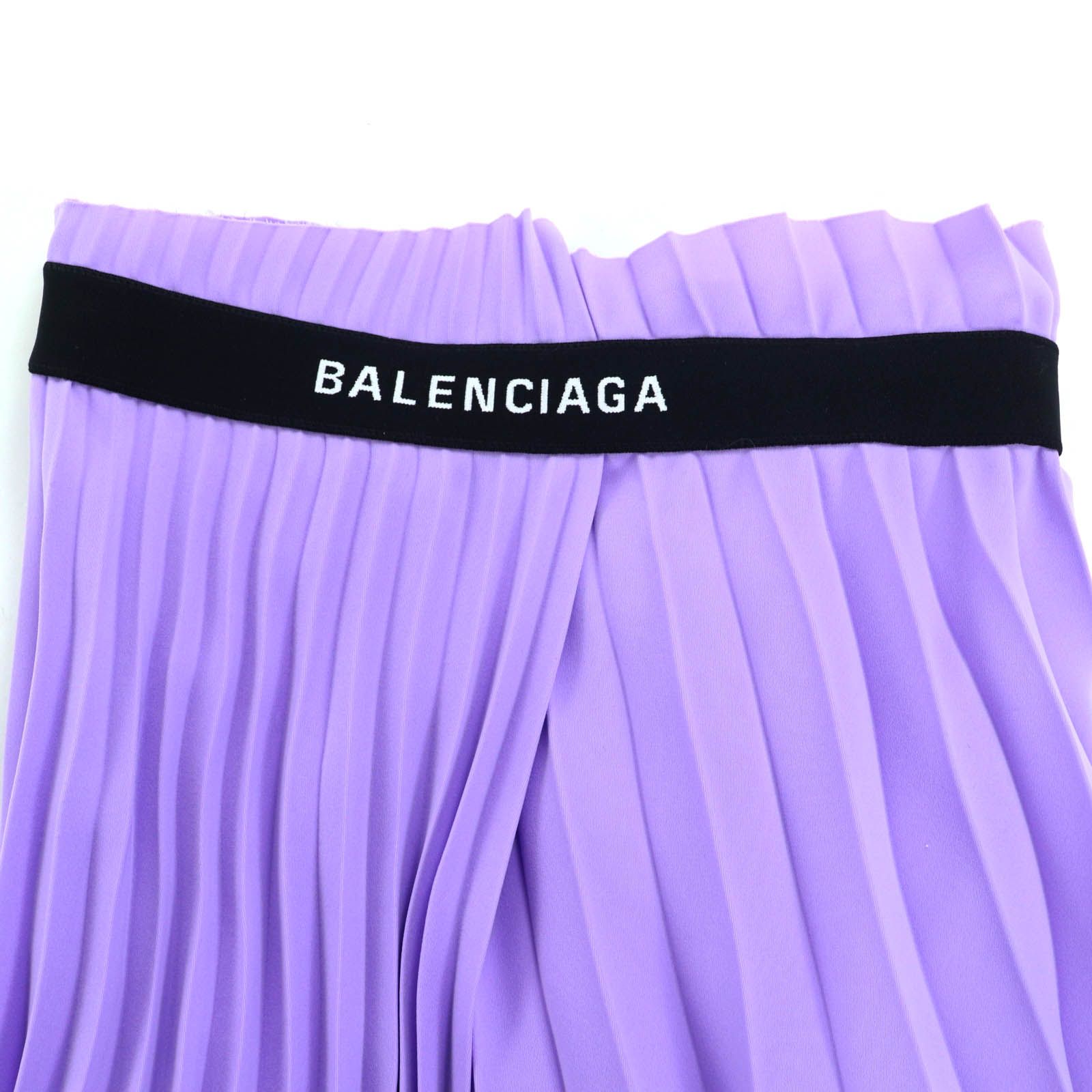 BALENCIAGA バレンシアガ ウエストロゴ プリーツ スカート BALENCIAGA バレンシアガ ウエストロゴ プリーツ スカート - メルカリ