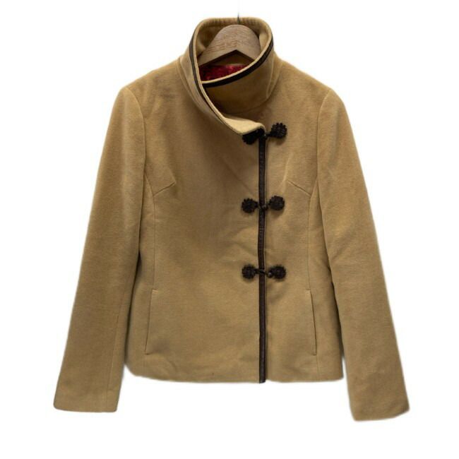 VIVIENNE TAM ウールジャケット アウター 無地 チャイナボタン サイド