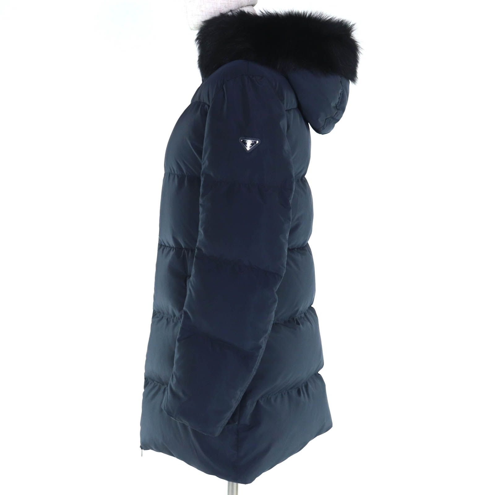 極美品◇PRADA プラダ 2024年製 29E117 シープファー カーフスキン使い 