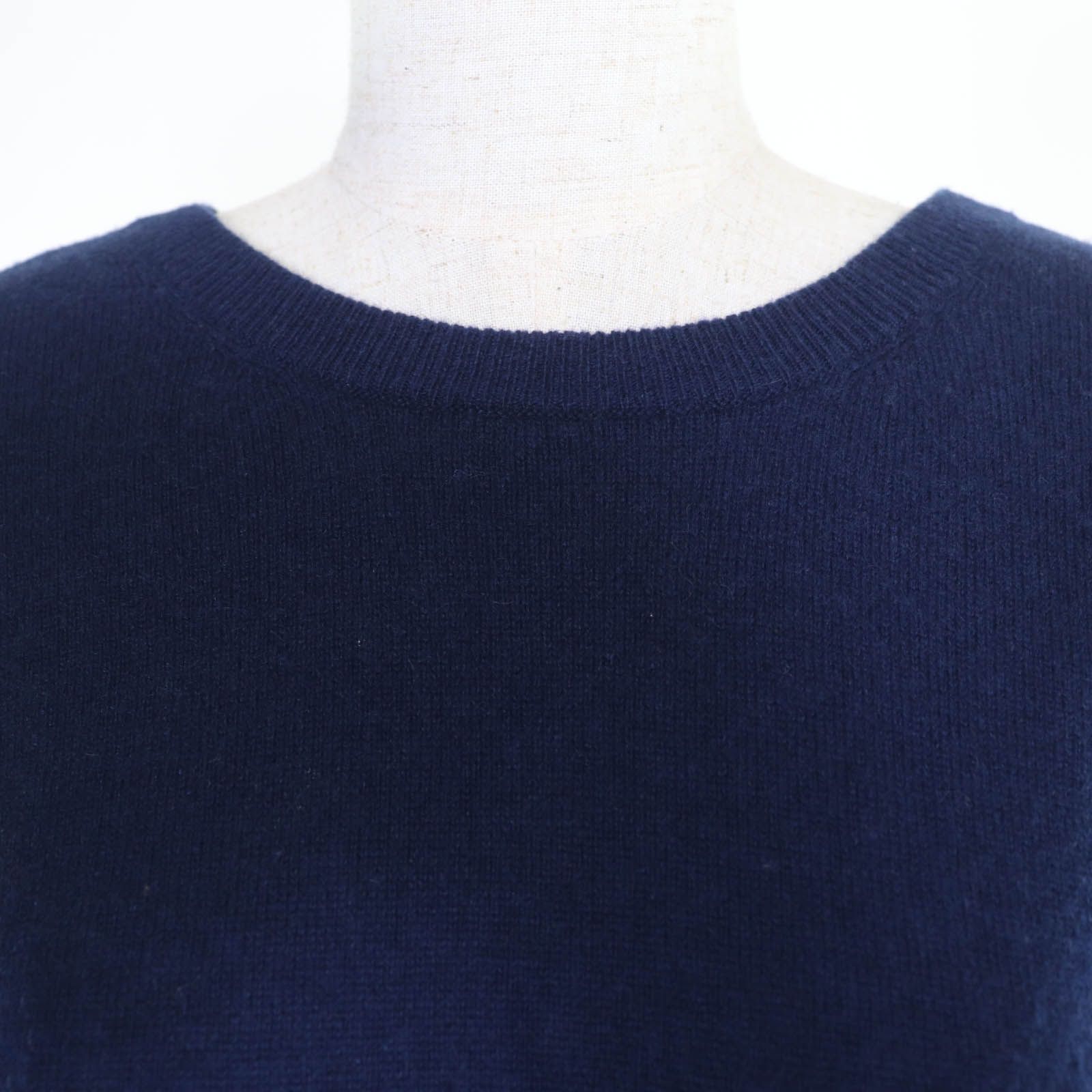 美品☆LOUIS VUITTON ルイヴィトン カシミヤ100％ ロゴボタン 半袖