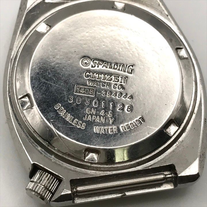 未使用　メンズ　腕時計　シチズン　SPALDING ダイバー　稼働　新品電池 CITIZEN シチズン SPALDING スポルディング クオーツ ダイバー 腕時計